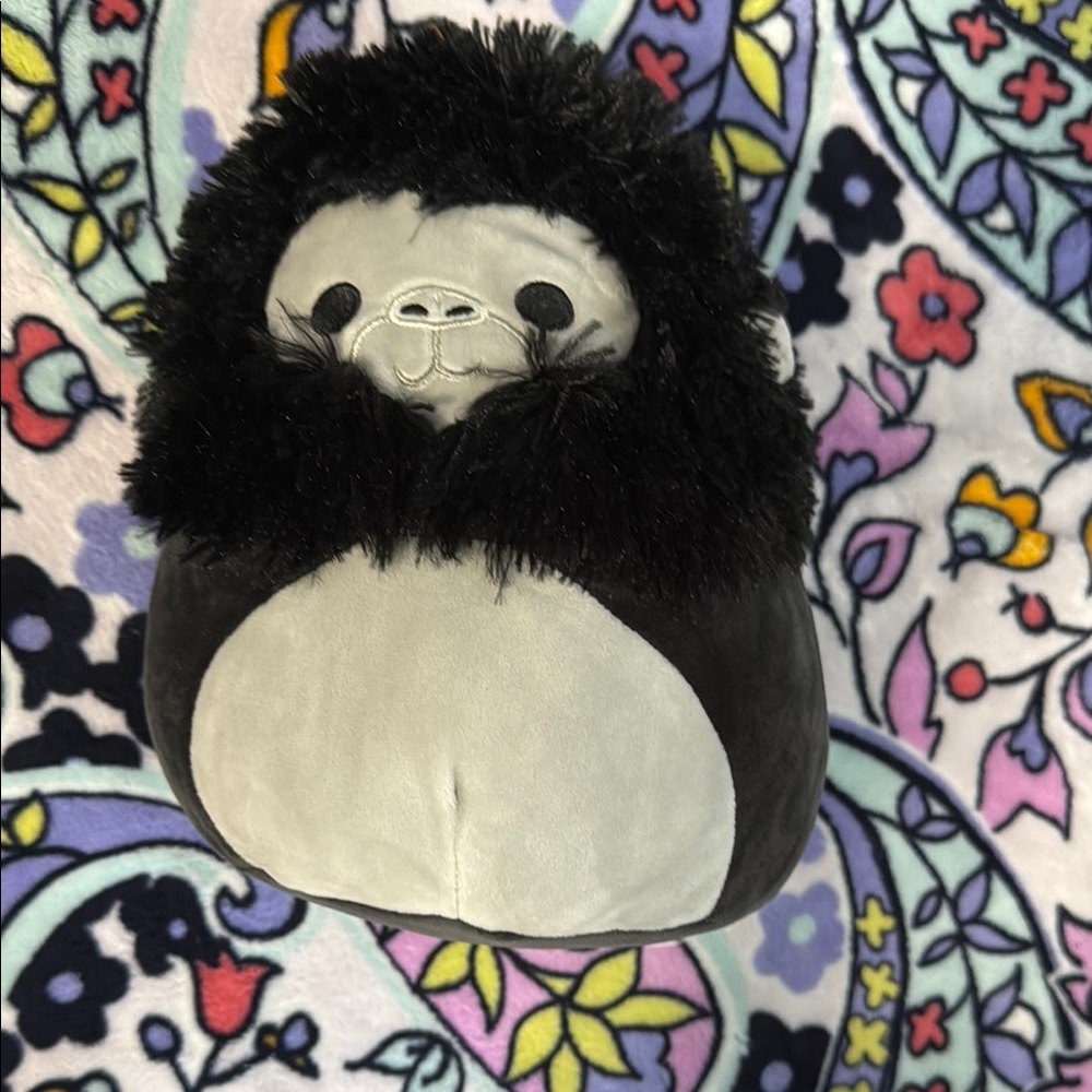 Squishmallows Aron gorilla Black and Gray Plush Toy